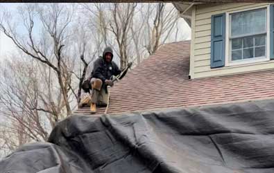 Roof Replacement Process - Removal old Roofing Materials
